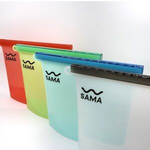 Multi-Color Reusable Storage Bags